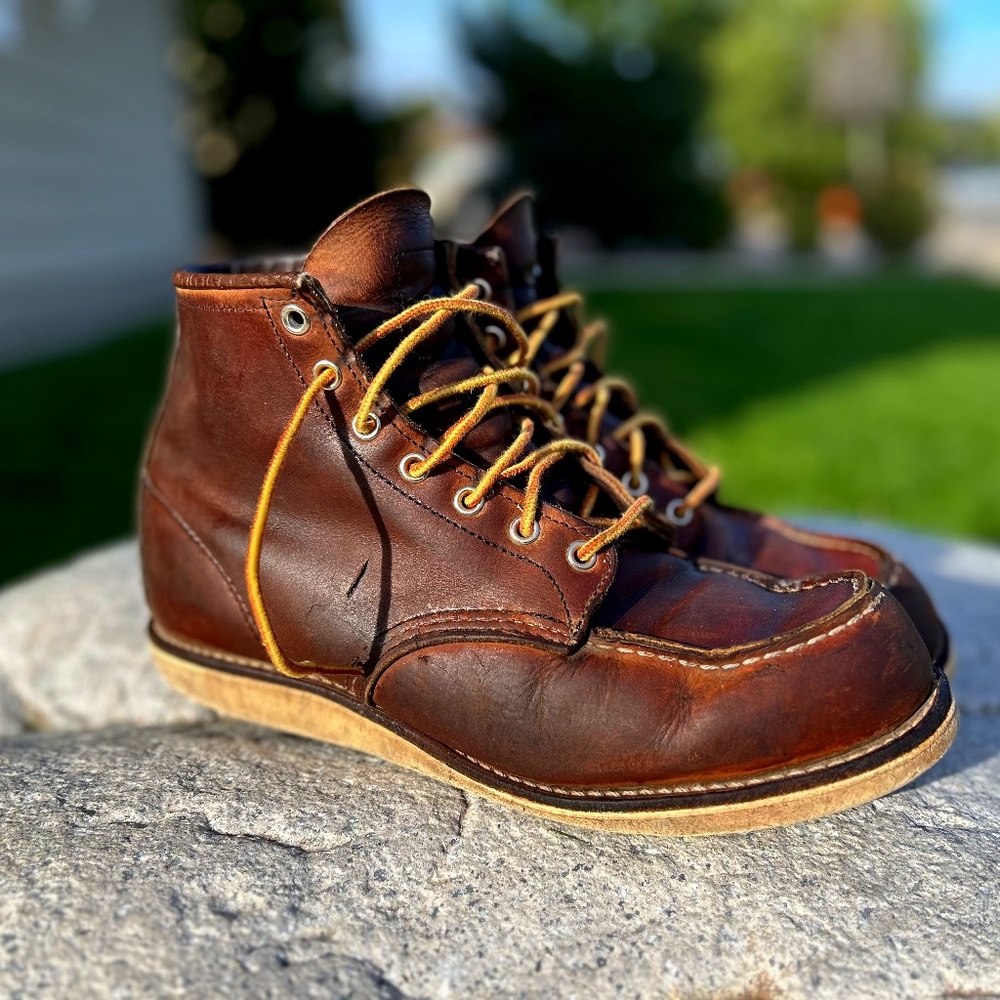Mens Red Wing Moc Toe Boots